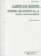 String Quartet #2 Score and Parts cover